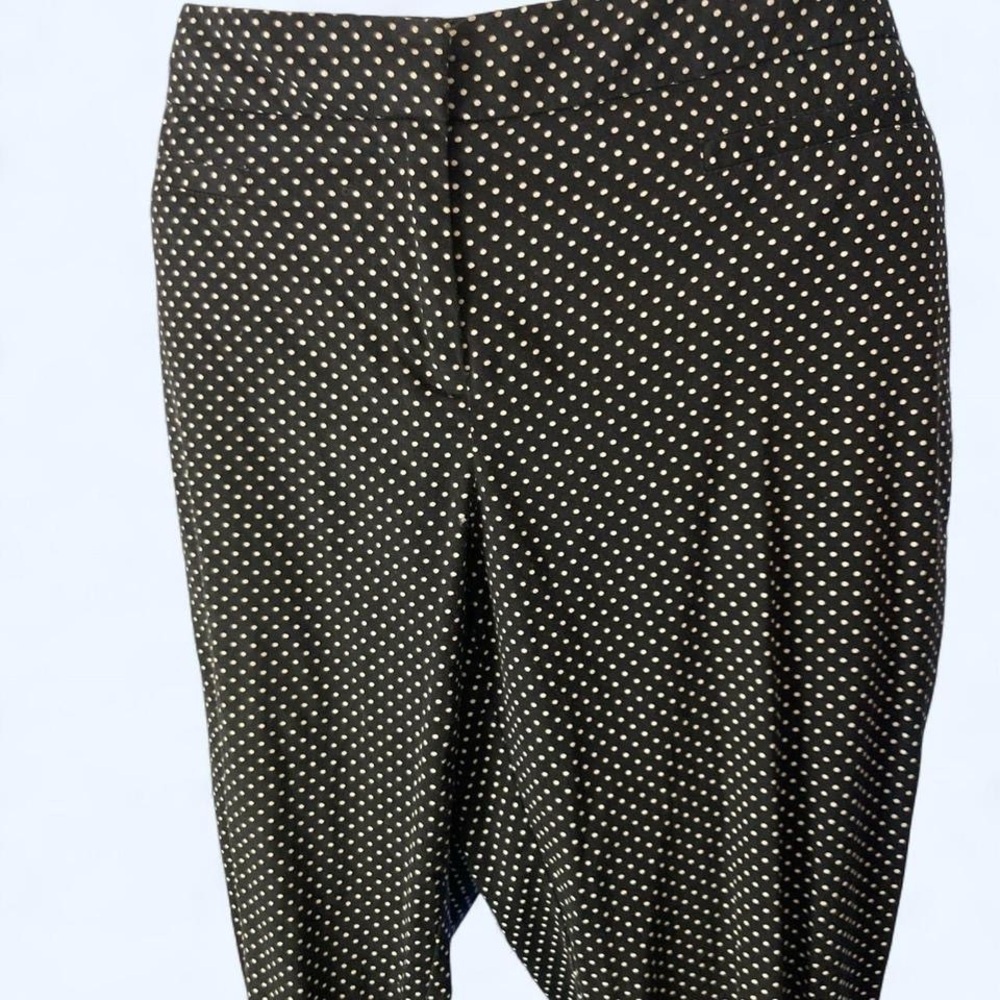 Roz & Ali black polka dot trousers Size 10 #polkadot #trousers